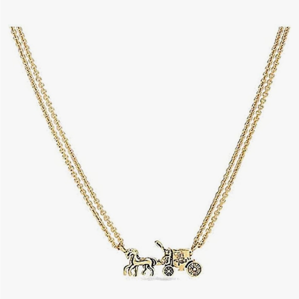 Coach Gold Minimalist Necklace